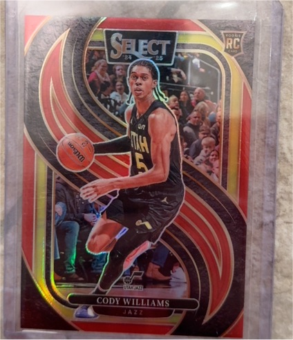 2024-25 Panini Select Premier Level #172 Cody Williams — front