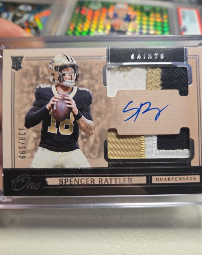 2024 Panini One #18 Spencer Rattler — front