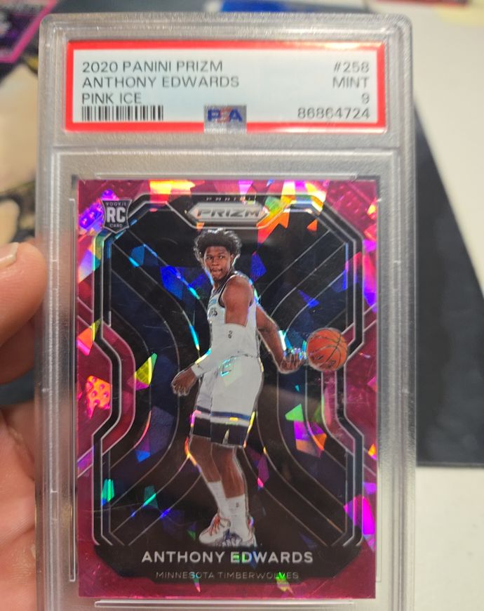 2020 Panini Prizm #258 Anthony Edwards — front