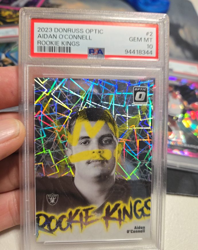 2023 Panini Donruss Optic #2 Aidan O'Connell Rookie Kings — front