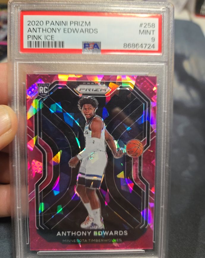 2020 Panini Prizm #258 Anthony Edwards — front
