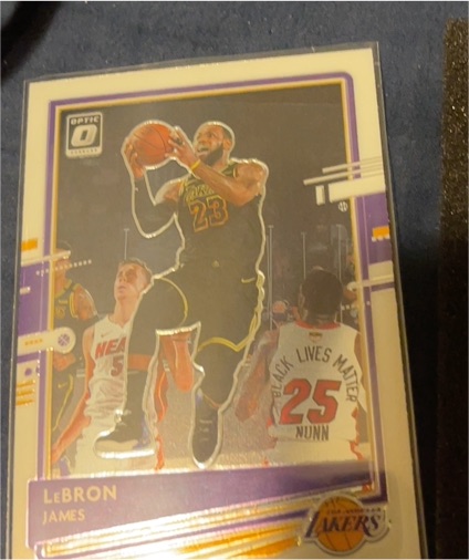 2020-21 Panini Donruss Optic #13 LeBron James — front