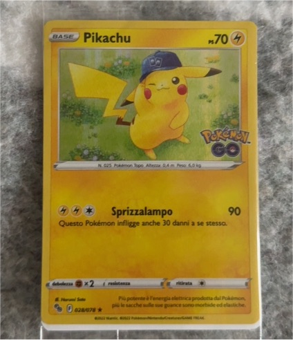 2022 Pokémon GO #028 Pikachu — front