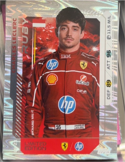 2025 Topps Turbo Attax #LE1 Charles Leclerc — front