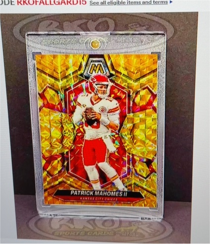 2024 Panini Mosaic Patrick Mahomes II Honeycomb Prizm — front