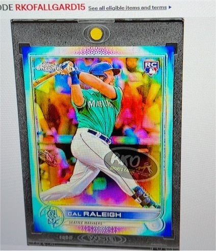 2022 Topps Chrome #Cal Raleigh RC — front