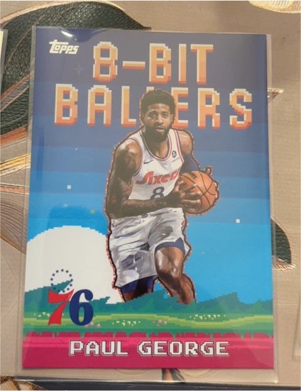 2025-26 Topps #8B-7 Paul George 8-Bit Ballers — front