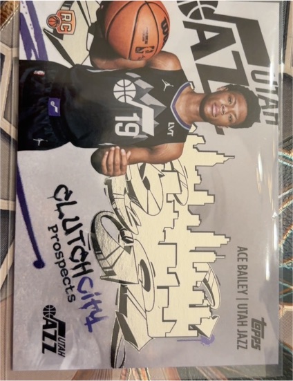 2025-26 Topps #CC-5 Ace Bailey Clutch City Prospects Rookie Card — front