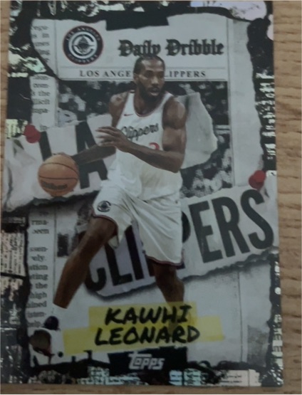 2025-26 Topps Daily Dribble #DD-18 Kawhi Leonard — front