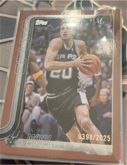2025-26 Topps #262 Manu Ginobili — front