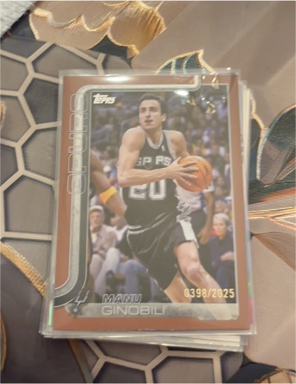 2025-26 Topps #398 Manu Ginobili — front