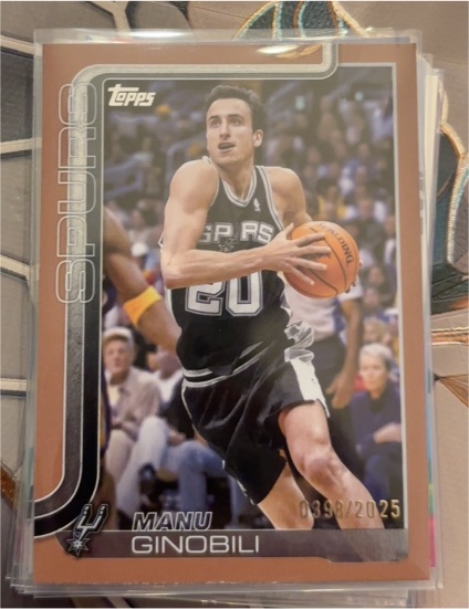 2025-26 Topps #262 Manu Ginobili — front