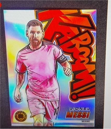 2025 Panini Prizm FIFA Club World Cup #15 Lionel Messi Kaboom! — front