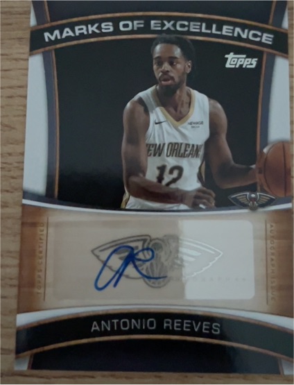2025-26 Topps Marks of Excellence #ME-AR Antonio Reeves — front
