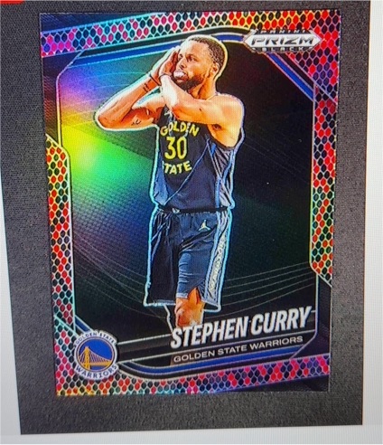 2024-25 Panini Prizm Black #183 Stephen Curry — front