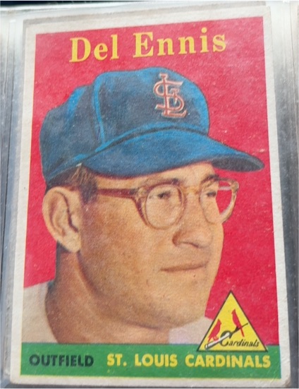 1958 Topps #60 Del Ennis — front