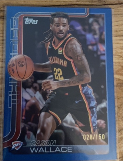 2025-26 Topps #119 Cason Wallace — front