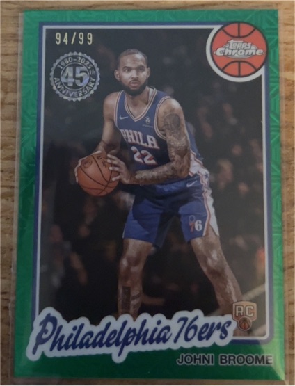 2025-26 Topps 1980-81 Topps Chrome #TC-JO Johni Broome Rookie — front