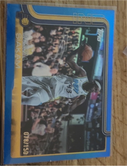 2025-26 Topps Basketball #078 Pascal Siakam — front