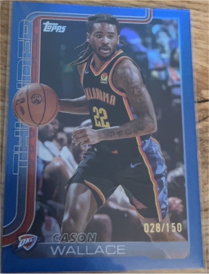 2025-26 Topps #119 Cason Wallace — front
