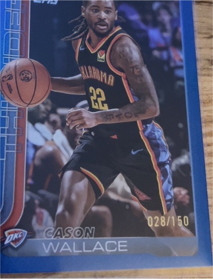 2025-26 Topps #119 Cason Wallace — front