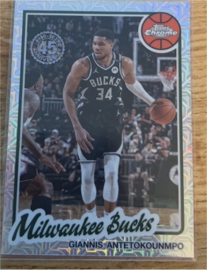 2025-26 Topps Chrome #TC-GA Giannis Antetokounmpo — front