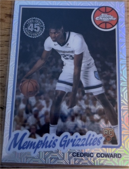 2025-26 Topps 1980-81 Topps Chrome #TC-CO Cedric Coward — front
