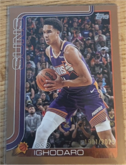 2025-26 Topps #160 Oso Ighodaro — front