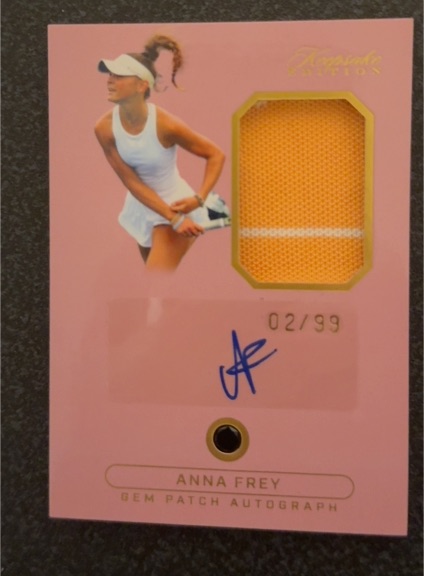 2024 Keepsake Multi Sport Edition #02/99 Anna Frey Gem Patch Autograph — front