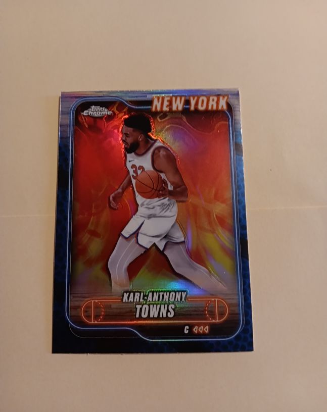 2024-25 Topps Chrome #52 Karl-Anthony Towns — front