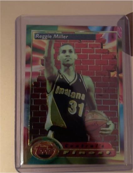 1993-94 Topps Finest #106 Reggie Miller — front