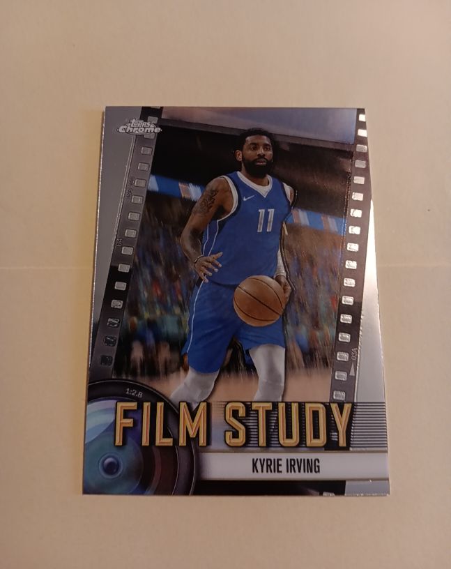 2024-25 Topps Chrome #FS-18 Kyrie Irving Film Study Silver Refractor — front