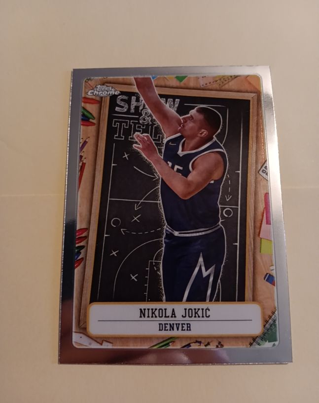 2024-25 Topps Chrome #ST-2 Nikola Jokic Show & Tell — front