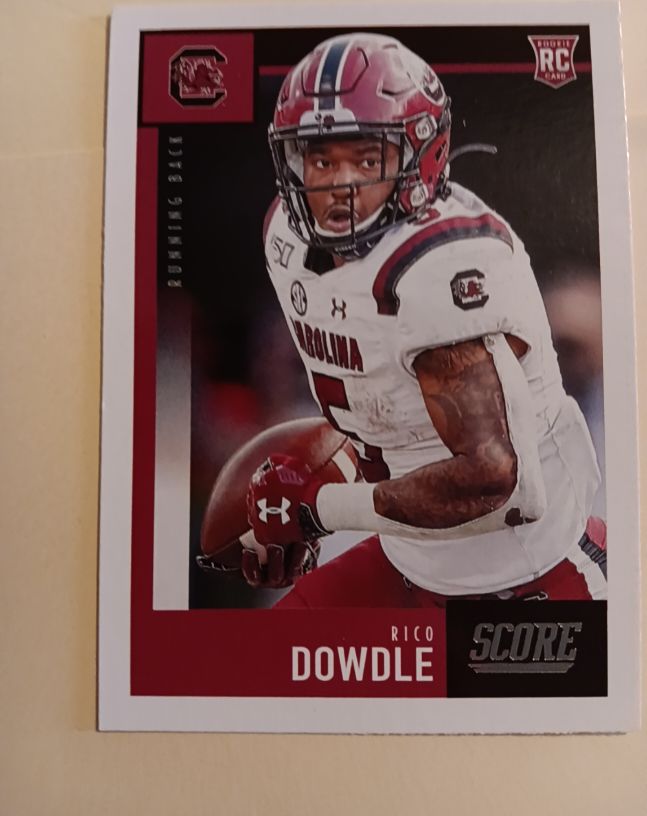 2020 Score #391 Rico Dowdle — front