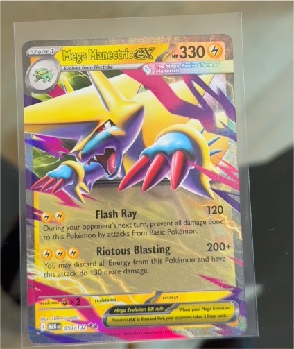 2025 Pokémon TCG Mega Manectric EX #050/132 — front
