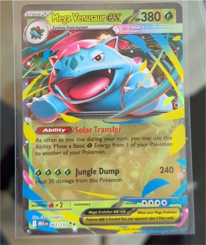 Mega Venusaur ex 003/132 — front