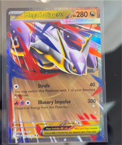 2025 Pokémon Mega Latias ex #100/132 — front