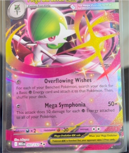 2025 Pokemon Mega Evolution #60 Mega Gardevoir ex — front