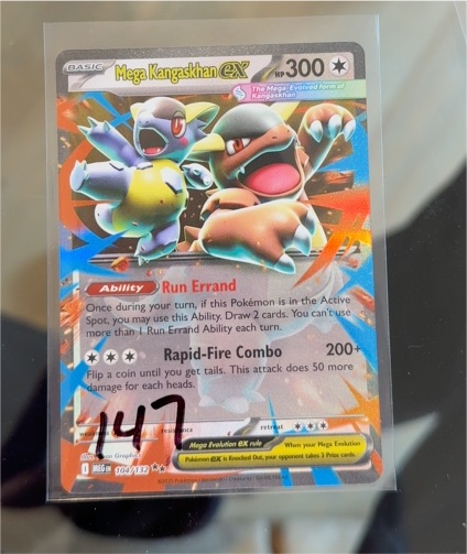 2014 Pokemon Mega Evolution #104 Mega Kangaskhan EX — front