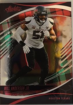 2025 Panini Absolute #24 Will Anderson Jr. — front