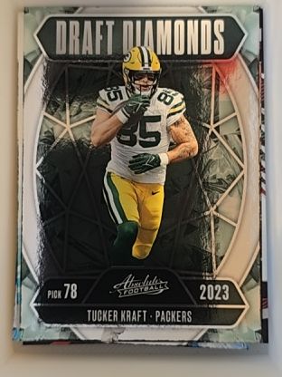 2023 Panini Absolute Draft Diamonds #DD-TKT Tucker Kraft — front