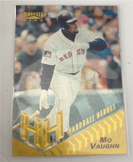 1996 Pinnacle Starburst #161 Mo Vaughn — front