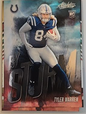 2025 Panini Absolute #20 Tyler Warren By Storm — front