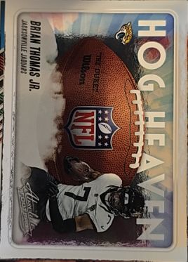 2025 Panini Absolute Hog Heaven #HH-BTJ Brian Thomas Jr. — front
