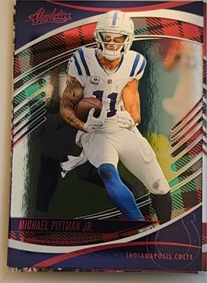 2025 Panini Absolute #31 Michael Pittman Jr. — front