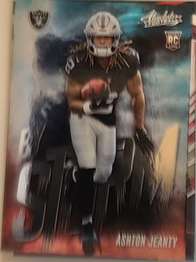 2025 Panini Absolute By Storm #1 Ashton Jeanty — front