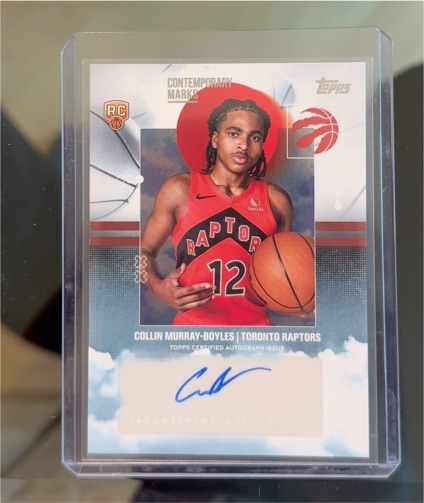 2025-26 Topps Contemporary Marks #CM-CM Collin Murray-Boyles — front