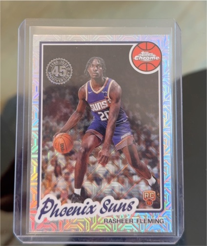 2025-26 Topps Chrome #TC-RF Rasheer Fleming — front