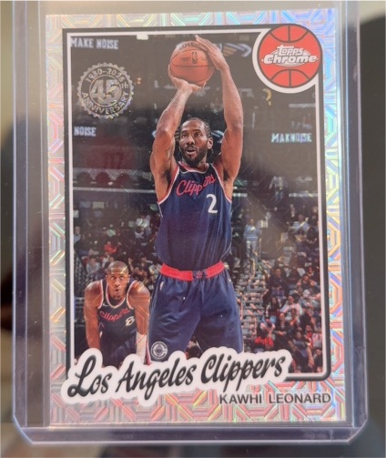2025-26 Topps Chrome #TC-KL Kawhi Leonard — front
