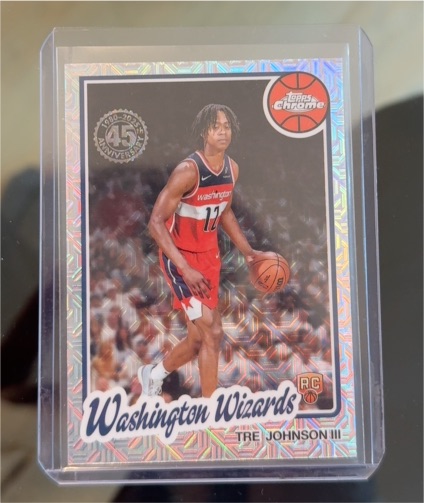 2025-26 Topps Chrome #TC-TJ Tre Johnson III — front